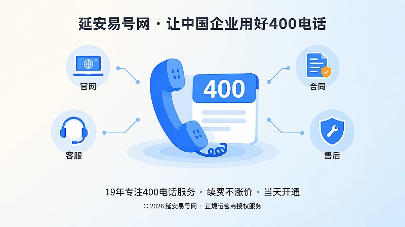 400电话长期服务稳定节点聚焦配图